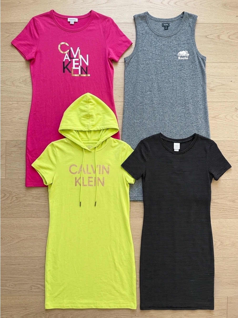 Calvin Klein, Roots, H&M Summer T-shirt Dress Bundle